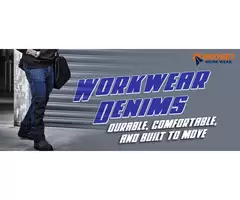 Get the durable, comfortable workwear denims