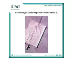 Bard O/Night Drain Bag Sterile with Flip Flo 2L - Joya Medical Supplies