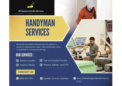 Reliable Handyman Services Near You – We’ve Got You Covered!
