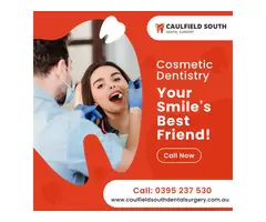 Cosmetic Dentistry at Caulfield South Dental Surgery for a Beautiful Smile