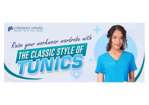 RAISE YOUR WORKWEAR WARDROBE WITH THE CLASSIC STYLE OF TUNICS