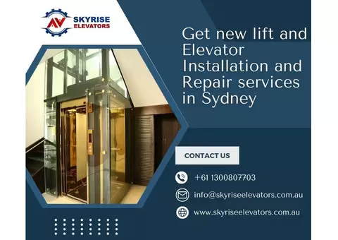 New Lift Installation by Skyrise Elevators Lift Company Sydney