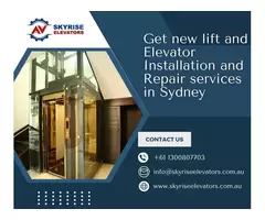New Lift Installation by Skyrise Elevators Lift Company Sydney