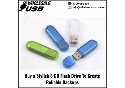 Buy a Stylish 8 GB Flash Drive To Create Reliable Backups