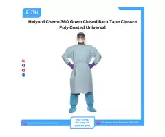 Halyard Chemo360 Gown Closed Back Tape Closure Poly Coated Universal | Australia