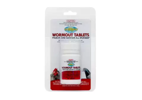 VetaFarm Wormout Tablets for Pigeons and Bantams - VetSupply