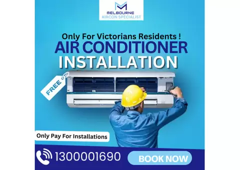 FREE Air Conditioner Units for Victorian Residents! Only pay for installation.