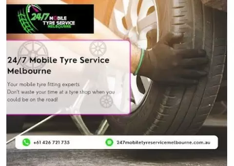 Get Tyre Repair Service 24/7 by 24/7 Mobile Tyre Service Melbourne