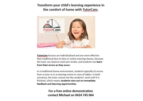 TutorCam a new way to learn