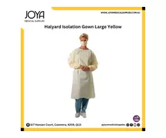 Halyard Isolation Gown Large Yellow - Joya Medical Supplies