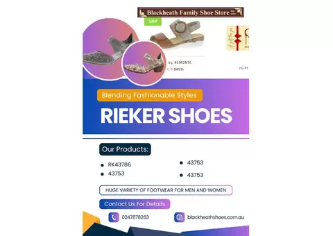 Rieker Shoes | Blackheath Shoes Store