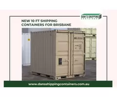 New 10 Ft Shipping Containers for Brisbane – Affordable & Reliable!