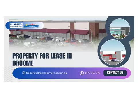 Property for Lease in Broome | Frederick Street Commercial