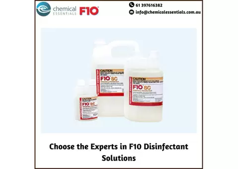 Choose the Experts in F10 Disinfectant Solutions