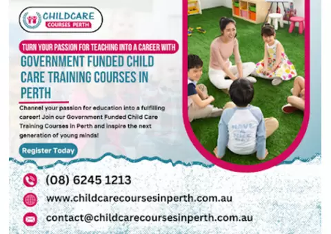 Empower Your Future with Child Care Training Programs at Our School!