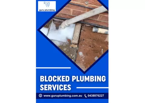 Blocked Plumbing Services - Guru Plumbing