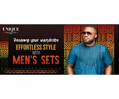 REVAMP YOUR WARDROBE: EFFORTLESS STYLE WITH MEN'S SETS