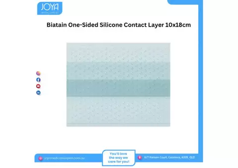 Biatain One-Sided Silicone Contact Layer 10x18cm | Australia - Joya Medical Supplies
