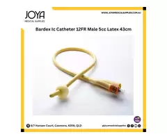 Bardex IC Catheter 12FR Male 5cc Latex 43cm - Joya Medical Supplies