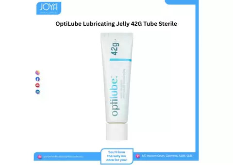 OptiLube Lubricating Jelly 42g Tube Sterile | Australia