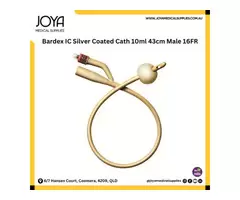 Bardex IC Silver Coated Cath 5ml 43cm Male 16FR - Joya Medical Supplies