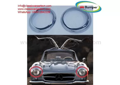 Mercedes Benz Headlight Ring for 190SL and 300SL gullwing - 3/4