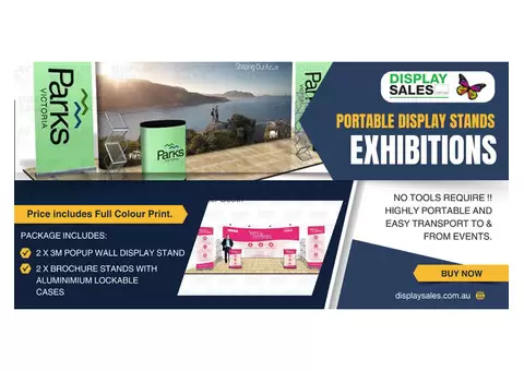 Portable Display Stands for Exhibitions | Display Sales