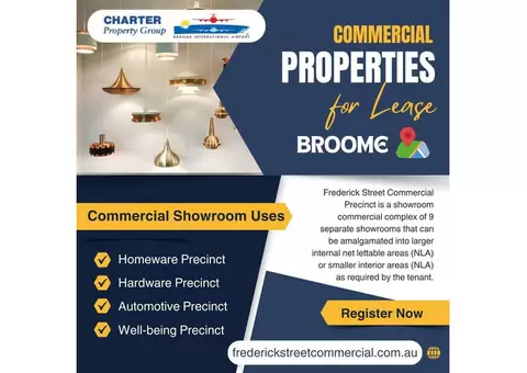 Commercial Properties for Lease in Broome | Frederick Street Commercial