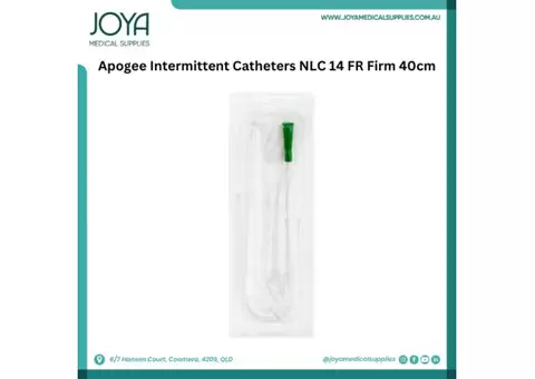Apogee Intermittent Catheters NLC 14 FR Firm 40cm - Joya Medical Supplies