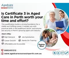 Achieve Excellence with Certificate III in Aged Care Programs