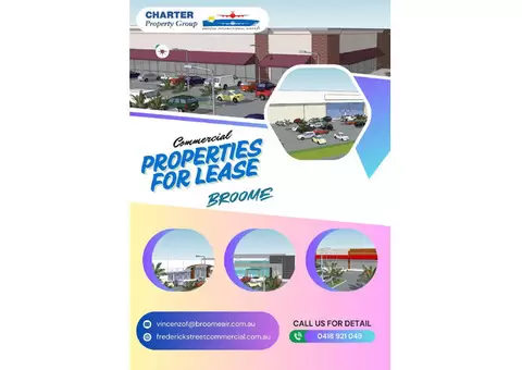 Commercial Properties for Lease in Broome | Frederick Street Commercial