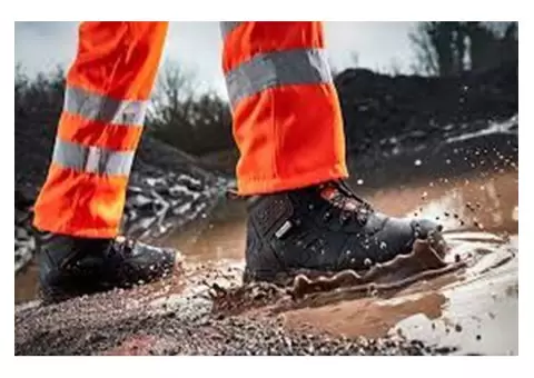 Stay Safe and Dry with Waterproof Work Boots!