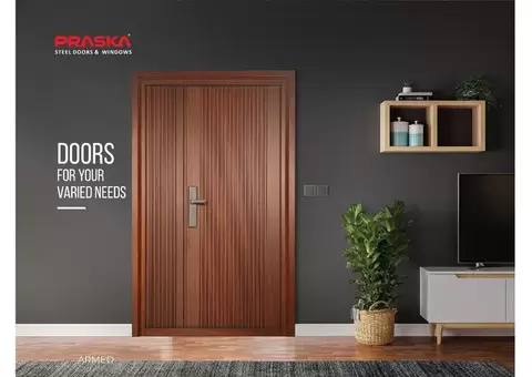 Bedroom Modern Door Designs in Kottayam