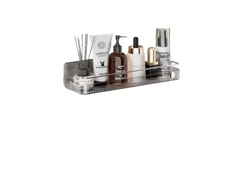 Advanced Grey Bathroom Wall Mounted Storage Rack - Qubyk AU