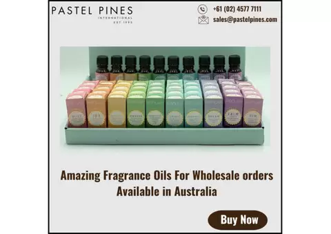Amazing Fragrance Oils For Wholesale orders Available in Australia