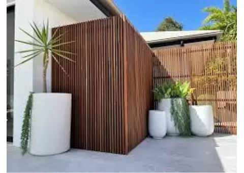 Top timber vertical screen in Adelaide