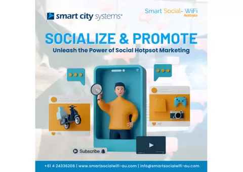 Wifi Hotspot Marketing | Social Wifi Portal Service in Australia