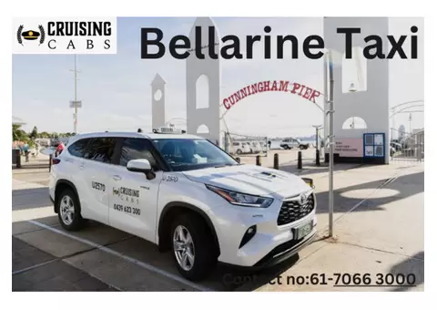Bellarine Airport Transfers – Cruising Cabs Provide Safe Journey