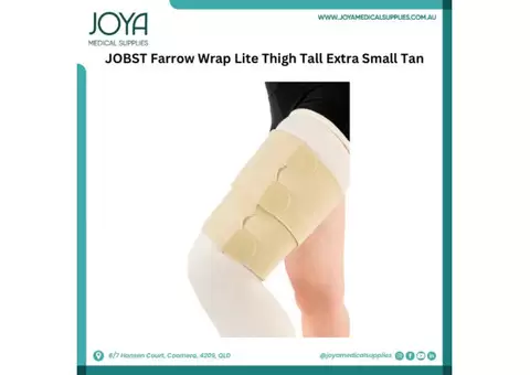 Jobst Farrow Wrap Lite Thigh Tall Extra Small Tan | Australia - Joya Medical Supplies