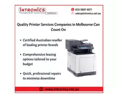 Quality Printer Services Companies in Melbourne Can Count On