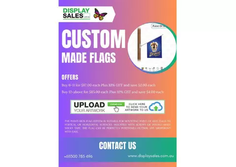 Custom Made Flags | Display Sales