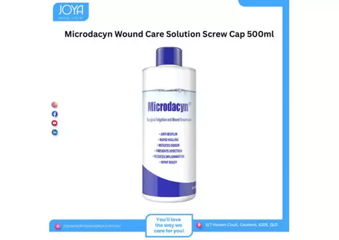 Microdacyn Wound Care Solution Screw Cap 500ml | Joya Medical Supplies
