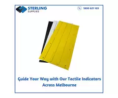 Guide Your Way with Our Tactile Indicators Across Melbourne
