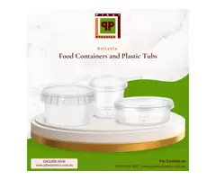 Reliable Food Containers and Plastic Tubs