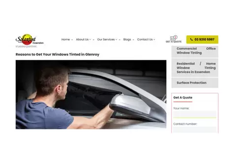Exceptional Car Window Tinting Services in Glenroy