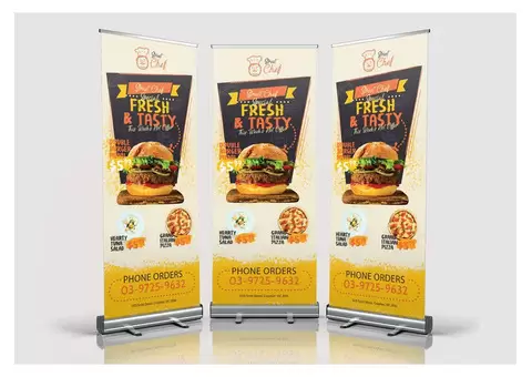 Compact and Stunning Roll Up Banner Printing in Sydney Designed to Impress