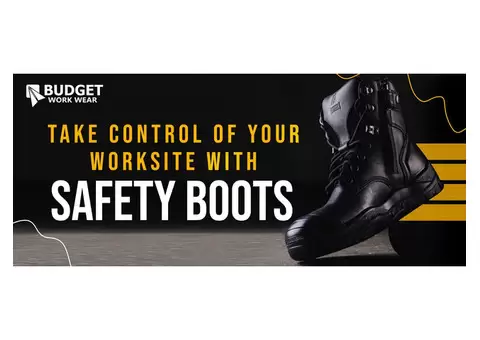 Get the safety boots that take control of your worksite