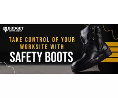 Get the safety boots that take control of your worksite
