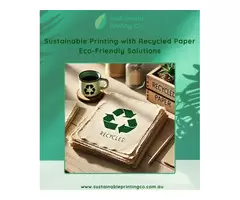 Sustainable Printing with Recycled Paper: Eco-Friendly Solutions