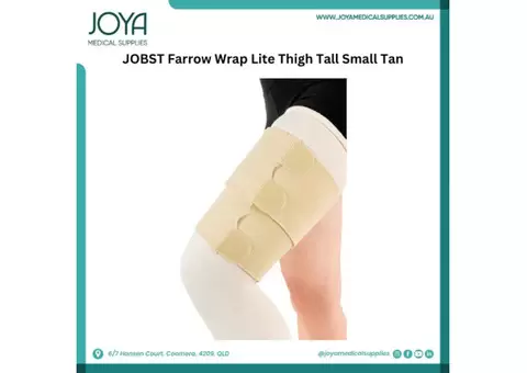 Jobst Farrow Wrap Lite Thigh Tall Small Tan | Australia - Joya Medical Supplies